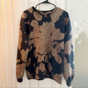 Bleach tie-dyed sweatshirt